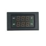 Digital AC Voltage & Frequency Meter with LED Display