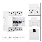 Single Phase LED DIN-Rail Electric Power Meter