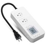 Electricity Usage Monitor with Dual Outlet Analyzer