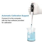 Adjustable Electric Single Channel Pipette 5-50μL