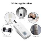 Electricity Usage Monitor with Dual Outlet Analyzer