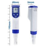 TEKCOPLUS 6-in-1 Waterproof Water Quality Tester