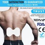 Extra Large Butterfly Shaped TENS Unit Pads - 6 Pack