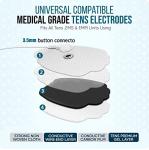 Reusable Snap Electrodes for TENS Unit - 20PCS