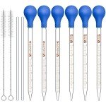 Weewooday Glass Pipettes and Transfer Dropper Set