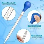 Weewooday Glass Pipettes and Transfer Dropper Set