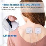 LotFancy 40-Pack Reusable TENS Unit Electrodes Pads