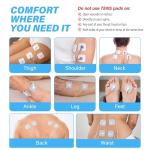 LotFancy 40-Pack Reusable TENS Unit Electrodes Pads