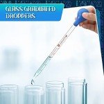 Weewooday Glass Pipettes and Transfer Dropper Set