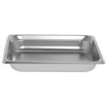 Half Size Stainless Steel Steam Table Pan - 3.5 Qt