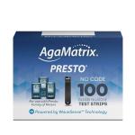 AgaMatrix Presto Test Strips - 100 Count