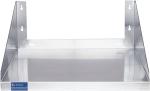 KitchQuip Stainless Steel Wall Shelf with Guards