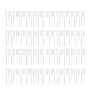 300PCS 1ml Clear Disposable Liquid Droppers