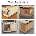 Heavy Duty Adjustable Leveling Casters - Set of 4