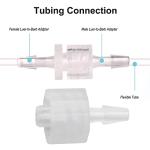 10pcs Male Luer Lock Polycarbonate Hose Barb Adapters