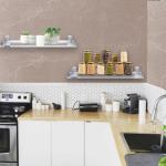 KitchQuip Stainless Steel Wall Shelf with Guards