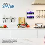 White Metal Double Gloves Dispenser and Tissue Box Set