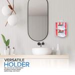 White Metal Double Gloves Dispenser and Tissue Box Set