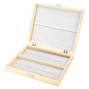 Lockable Wooden Slide Storage Box for Microscope Slides