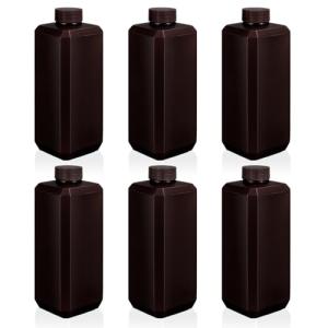 UMETASS 16.9oz Plastic Lab Reagent Bottles – 6 Pack