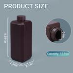 UMETASS 16.9oz Plastic Lab Reagent Bottles – 6 Pack