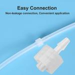 10pcs Male Luer Lock Polycarbonate Hose Barb Adapters