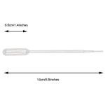 300PCS 1ml Clear Disposable Liquid Droppers