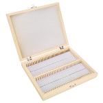 Lockable Wooden Slide Storage Box for Microscope Slides