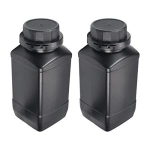 2pcs 1000ml Plastic Lab Reagent Bottles with Caps