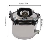Compact 8L Steam Autoclave Sterilizer for Labs