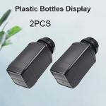 2pcs 1000ml Plastic Lab Reagent Bottles with Caps