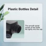 2pcs 1000ml Plastic Lab Reagent Bottles with Caps