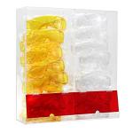 Acrylic Wall-Mount Safety Glasses Dispenser, 2 Compartments