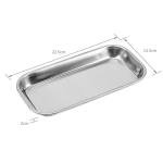 Stainless Steel Dental Procedure Tray for Labs