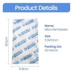 Wisesorb 20g Silica Gel Packets - 15 Packs
