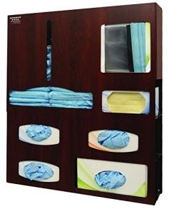 Bowman Dispensers Wall-Mount Protective Wear Organizer