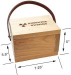 Lead Lined Wood Box for Radioactive Material Storage