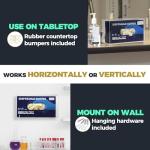 Wall-Mount Glove Holder for Medical & Kitchen Use