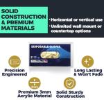 Wall-Mount Glove Holder for Medical & Kitchen Use