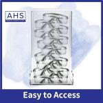 Acrylic Glove Dispenser - Freestanding Heavy Duty Holder