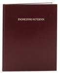 Burgundy Engineering Lab Notebook - 168 Pages