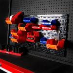 Wall-Mounted Nail and Screw Organizer - 30 Bins