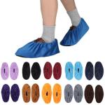 11 Pairs Washable Non-Slip Shoe Covers - 11 Colors