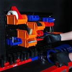 Wall-Mounted Nail and Screw Organizer - 30 Bins