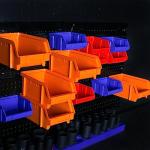 Wall-Mounted Nail and Screw Organizer - 30 Bins