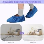 11 Pairs Washable Non-Slip Shoe Covers - 11 Colors