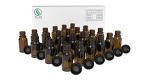 VINEVIDA 24 Amber Essential Oil Bottles Set
