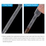 120pcs 0.5ml Plastic Disposable Pipettes Dropper