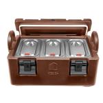 Insulated Food Pan Carrier with 3 Pans