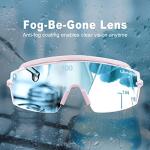 Anti-Fog Safety Glasses with Scratch-Resistant Wrap Lens